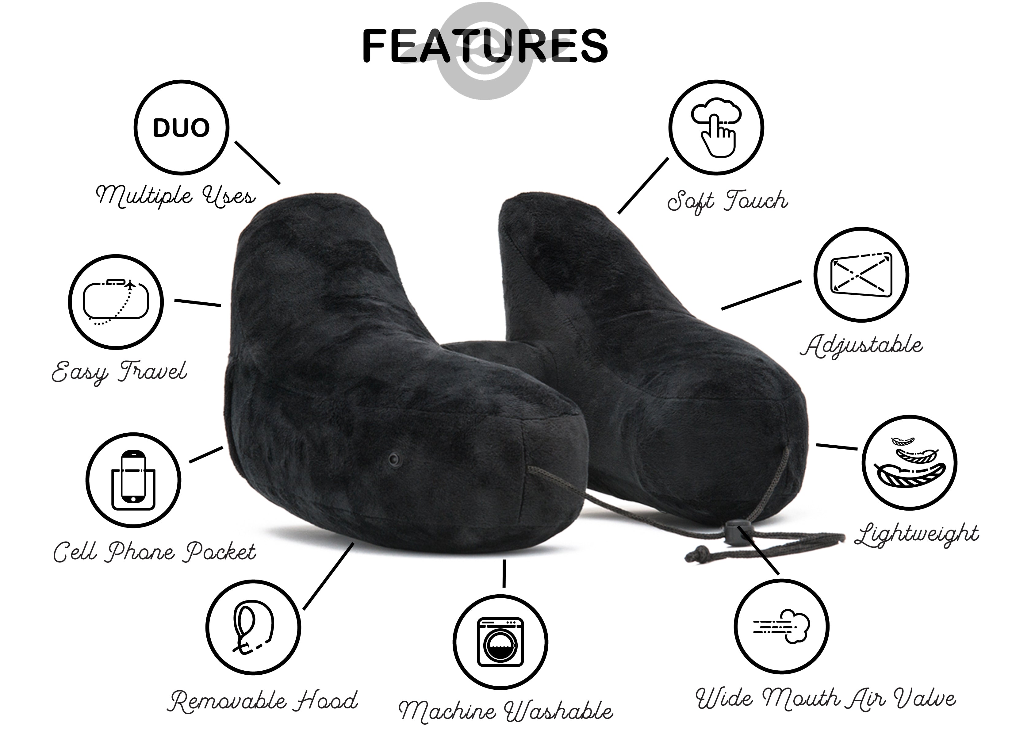 Duo Travel Pillow Duo Travel Pillow